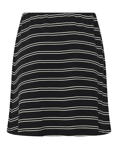 Gestuz - GZPilova Nederdel - Black/White Striped